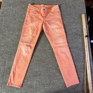 Express Coral Skinny Jeans‎ - Size 4